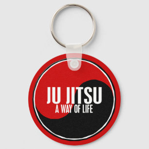 Yin Yang JU JITSU 1 Nyckelring