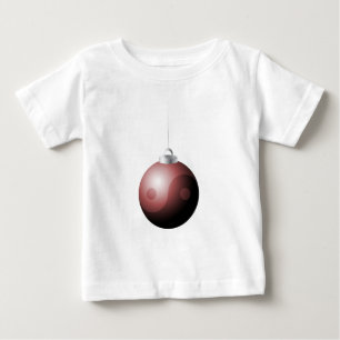 Yin Yang jul Boll i Red T-shirt