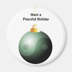 Yin Yang jul Boll Magnet