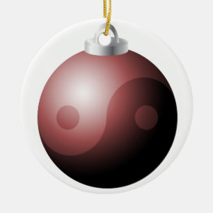 Yin & Yang jul Ornament