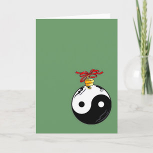 Yin & Yang julboll Helgkort