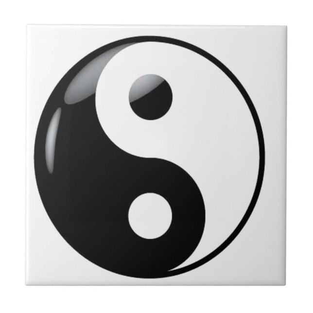 Yin yang kakelplatta (Framsidan)
