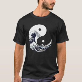Yin yang Kanagawa T Shirt