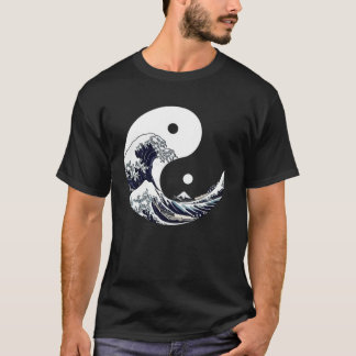 Yin yang Kanagawa T Shirt