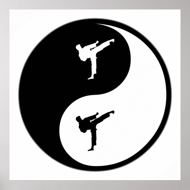 Yin Yang Karate Poster (Framsidan)