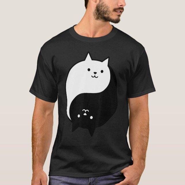 Yin Yang Katter  1 T Shirt (Framsida)
