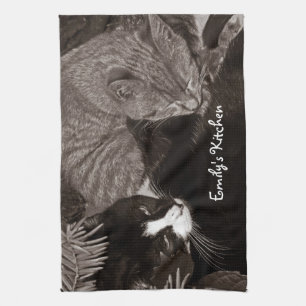 Yin Yang katter Kökshandduk