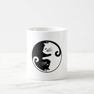 Yin yang-katter magisk mugg