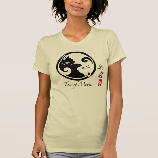 Yin Yang katter | Tao av jamar den organiska Tee Shirt (Framsida)