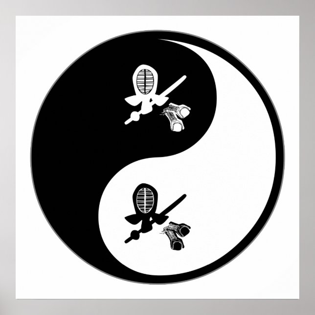 Yin Yang Kendo Poster (Framsidan)