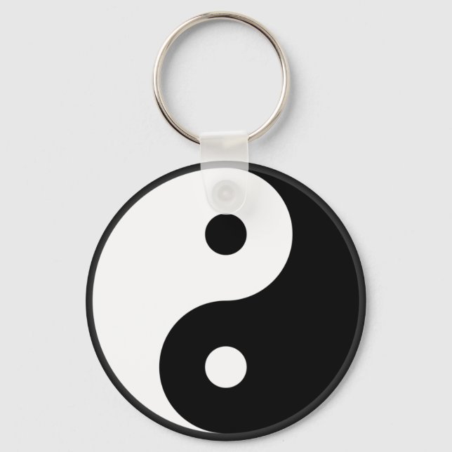 Yin Yang Keychain Nyckelring (Framsida)