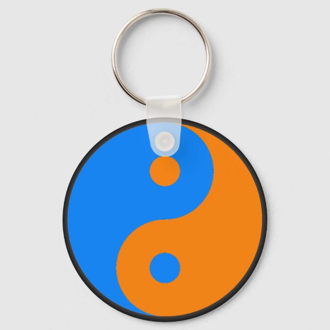 Yin Yang Keychain Nyckelring (Framsida)