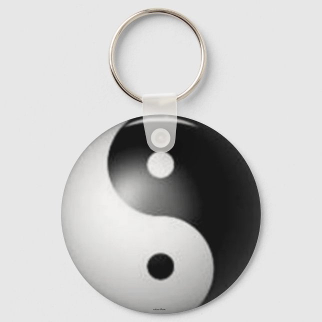 Yin & Yang Keychain Nyckelring (Framsida)