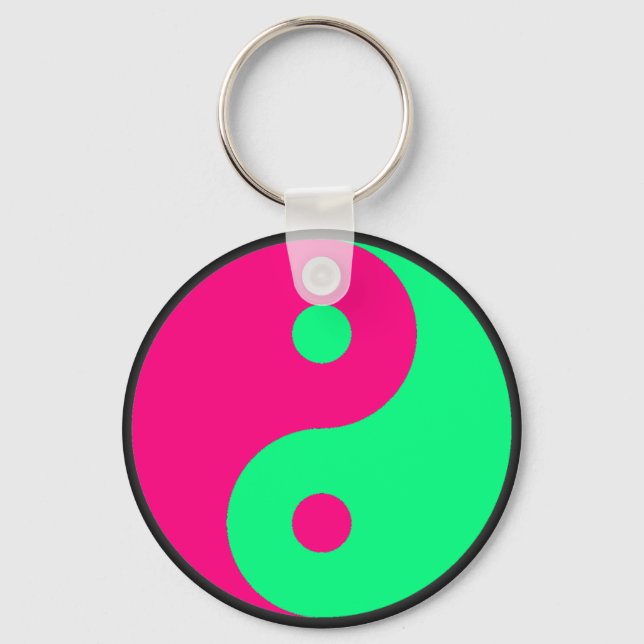 Yin Yang Keychain Nyckelring (Framsida)
