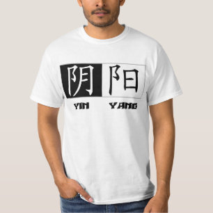 Yin Yang kinesisk symbolT-tröja Tee