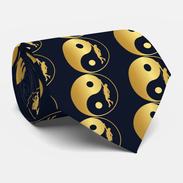 Yin & Yang Kliber (guld) Slips (Rullad)