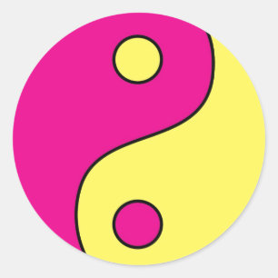 Yin Yang klistermärke vid SRF