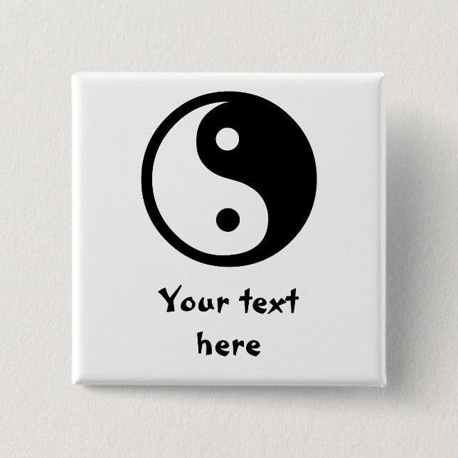 Yin Yang Knapp (Framsida)
