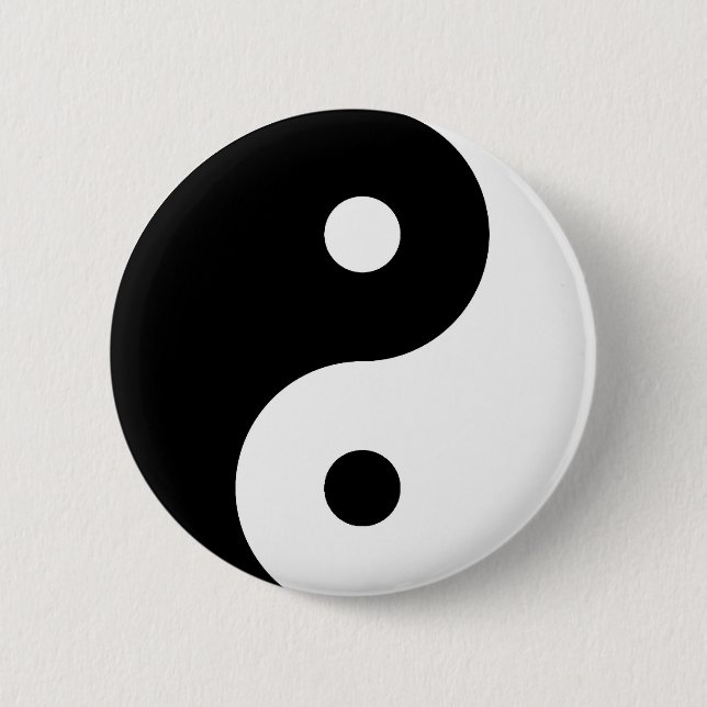 Yin Yang knäppas Knapp (Framsida)