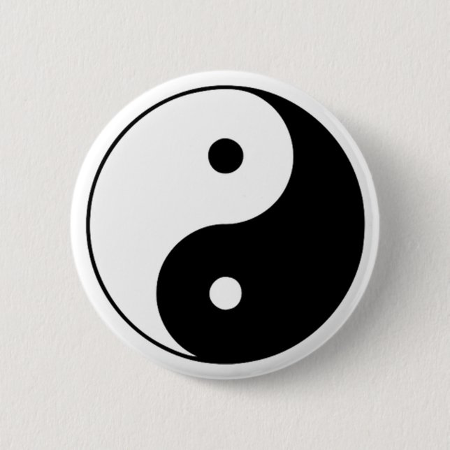 Yin Yang knäppas Knapp (Framsida)