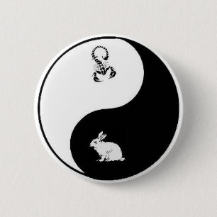 Yin Yang knäppas Knapp