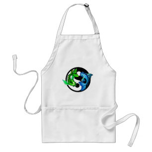 Yin-Yang Koi Design Förkläde