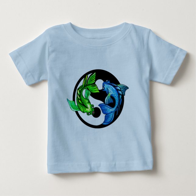 Yin-Yang Koi Design Tröja (Framsida)