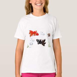 Yin Yang Koi Fish T-Shirt Japansk Zen & Balans