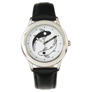 Yin Yang Koi fisk Armbandsur