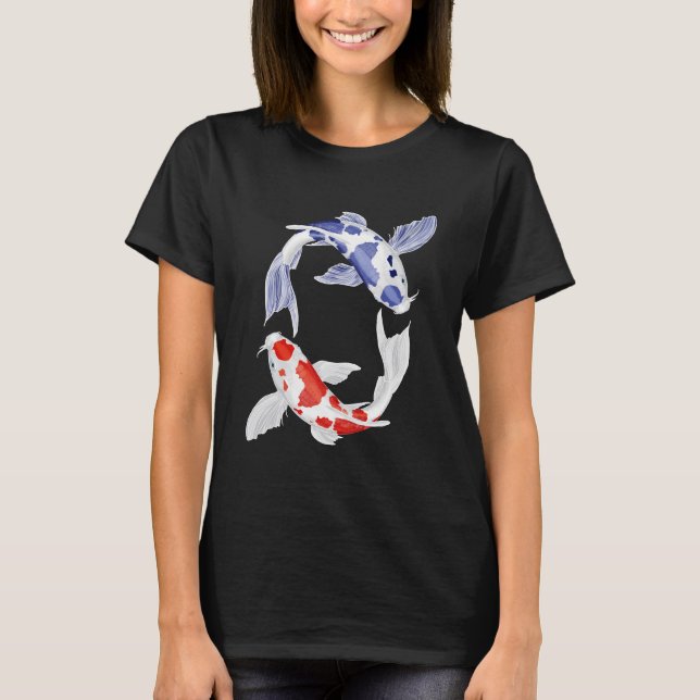 Yin Yang Koi T Shirt (Framsida)