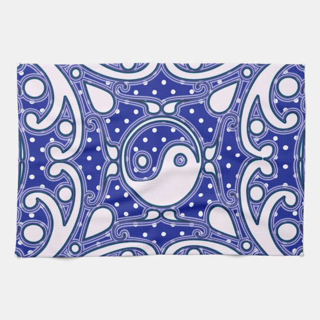 Yin Yang Kökshandduk (Horisontell)