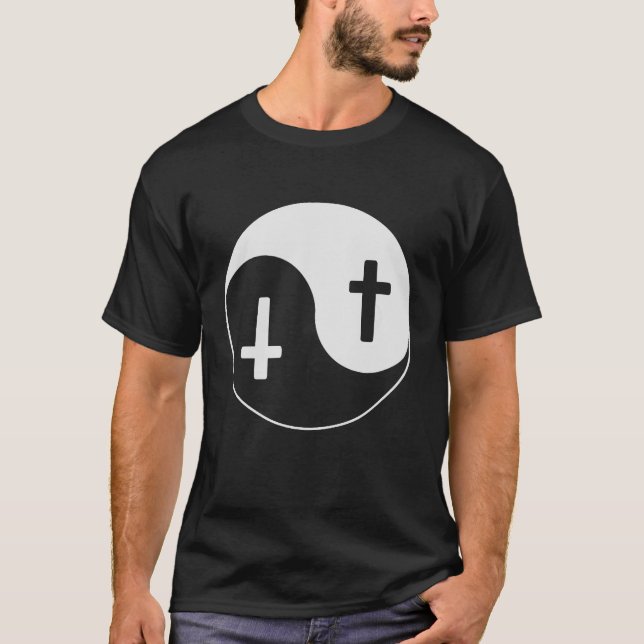 Yin Yang kor Tee Shirt (Framsida)