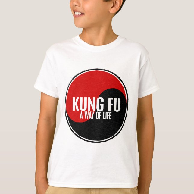 Yin Yang kung fu 1 T-shirt (Framsida)