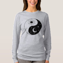 Yin-Yang - Kvinnors Långärmad T-shirt