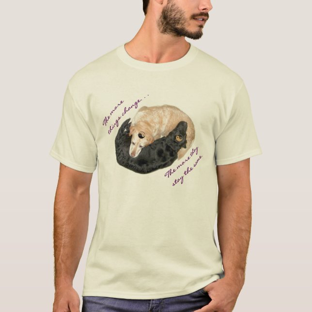 Yin Yang labb T-shirt (Framsida)