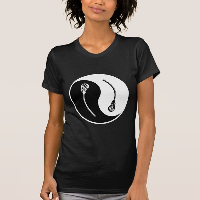 Yin Yang Lacrosse T-shirt (Framsida)