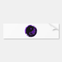 Yin Yang Lila Black MUSEUM Zazzle-gåvor