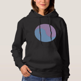 Yin Yang Lila och Blue Peace Meditation Design T Shirt
