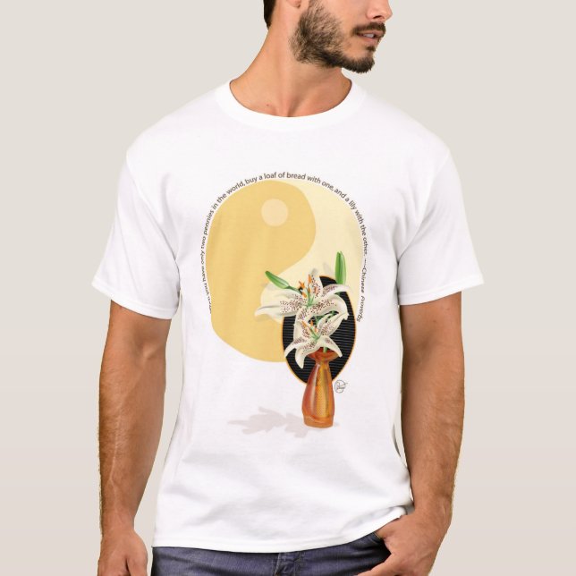 Yin Yang Lilie Tee Shirt (Framsida)