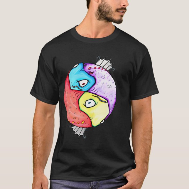 Yin-Yang liten version T Shirt (Framsida)
