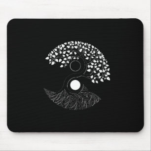 Yin Yang Livets träd Musmatta