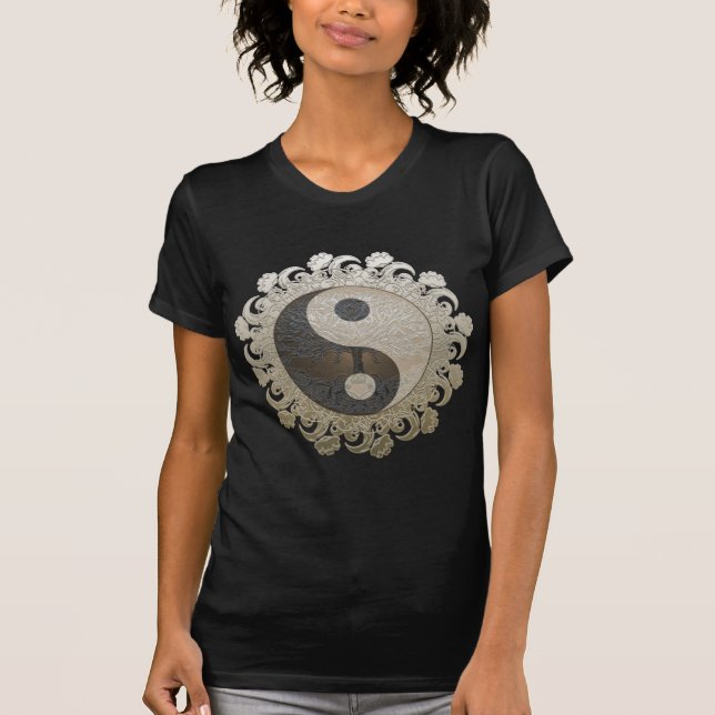 Yin Yang livets träd T Shirt (Framsida)