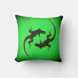 Yin Yang Lizards Kudde