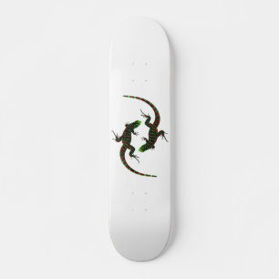 Yin Yang Lizards Mini Skateboard Bräda 18,5 Cm