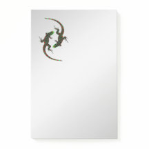 Yin Yang Lizards Silver