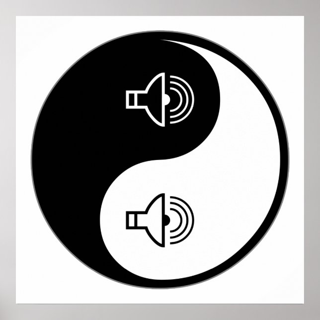 Yin Yang Ljud Poster (Framsidan)