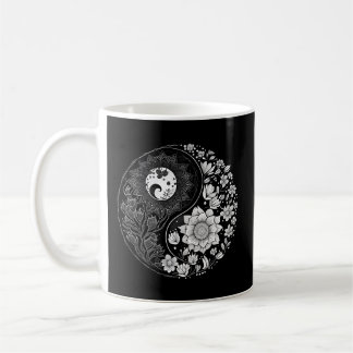 Yin Yang Lotusdala för Kaffemugg