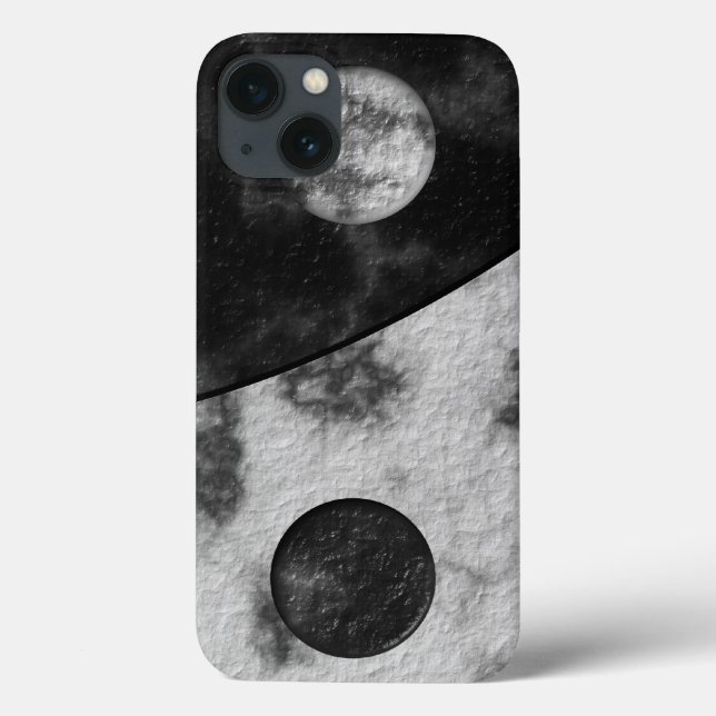Yin Yang Marble Skriv ut (Baksida)