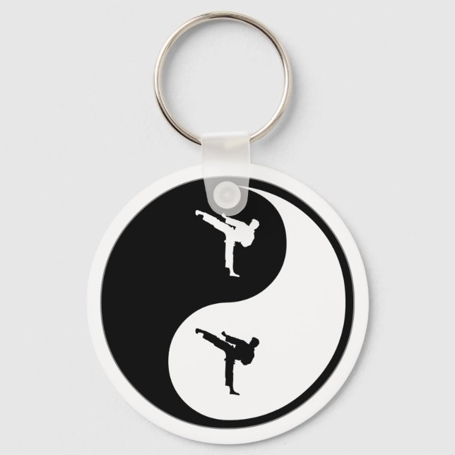 Yin Yang Martial Arts Nyckelring (Framsida)
