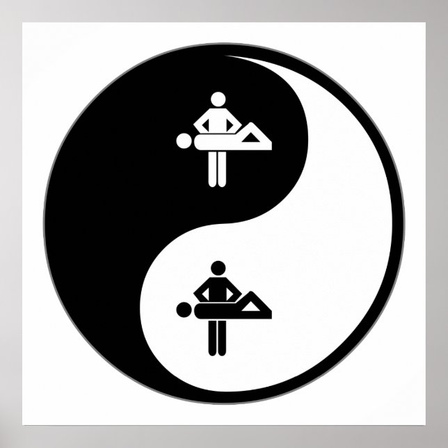 Yin Yang Massage Poster (Framsidan)